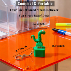 PMDYBY Lizard Keychain 2-pack delivers double the portable relief wherever you go.