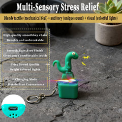 PMDYBY Lizard Keychain is compact and lightweight, easy to carry on keys or bags for quick breaks.
