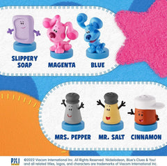 P.M.I. Blue's Clues party favors stamps for celebrations