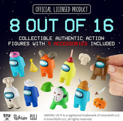 P.M.I. purple impostor crewmate figure adds playful mystery to playtime