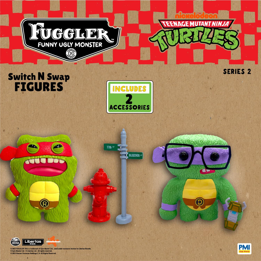 P.M.I. Fuggler accessories with swappable parts enable endless playful mixes.