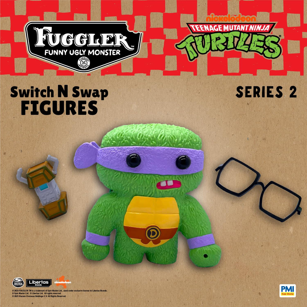 P.M.I. Fuggler figure with a toothy grin, creating quirky shelf presence.