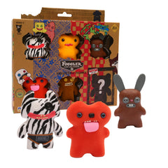 P.M.I. Fuggler Series 2 window box front view for display and gifting.