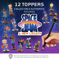 P.M.I Space Jam pencil topper Daffy Duck in dribble pose for playful desk decor
