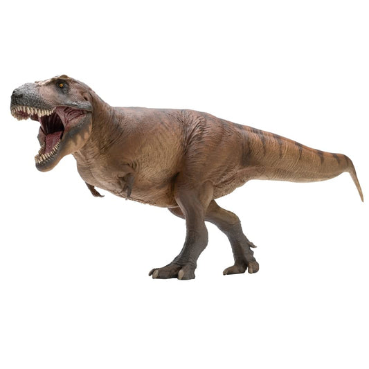 PNSO Cameron Tyrannosaurus 1:35 model in dynamic pose for display.