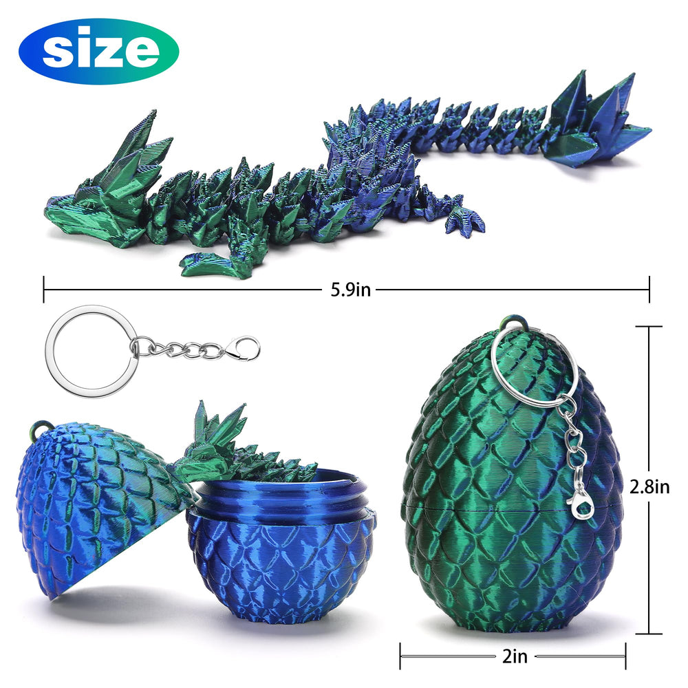 Podafu dragon egg with keychain option, portable fun on the go.