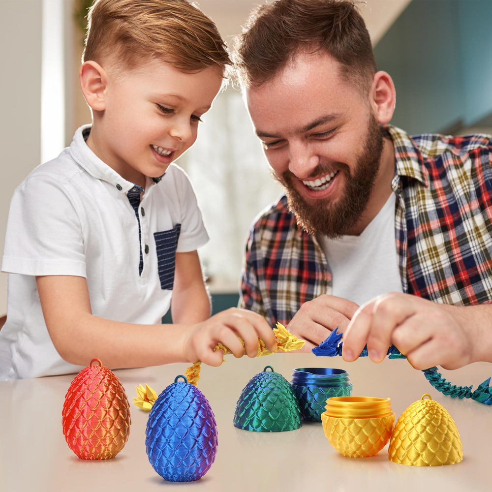 Podafu rotating dragon egg reveals the dragon for interactive play.