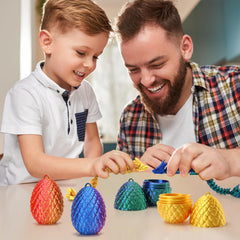 Podafu rotating dragon egg reveals the dragon for interactive play.