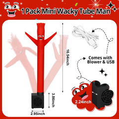 Close-up Poen tube guy with blower ready to animate workspace