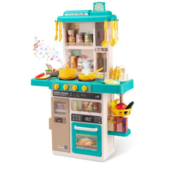 POFJOEQ Kids Kitchen Play Set stove with lights enhances imaginative play and fine motor skills.