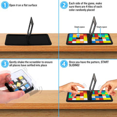 Point Games Color Race travel-friendly board supports car trips and family play.
