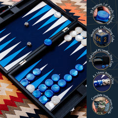 Pointworks backgammon 1.6-inch acrylic checkers offer unique handcrafted charm