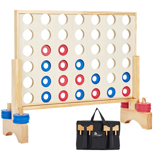 Pointyard giant 4-in-a-row board for versatile indoor and outdoor play.