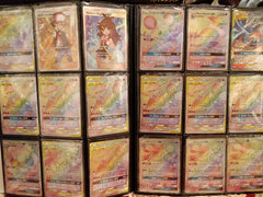 Pokemon 100+ Rainbow Rare Cards Collection with holo and rare cards for collectors