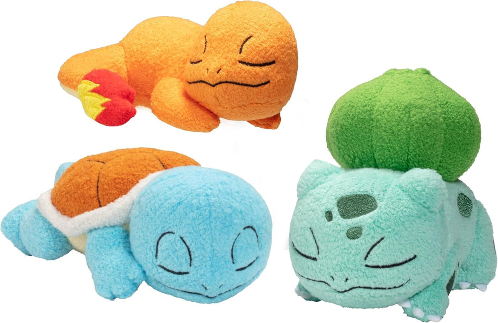 Pokémon 5in Sleeping Squirtle plush for cozy bedtime play, cuddly companion.