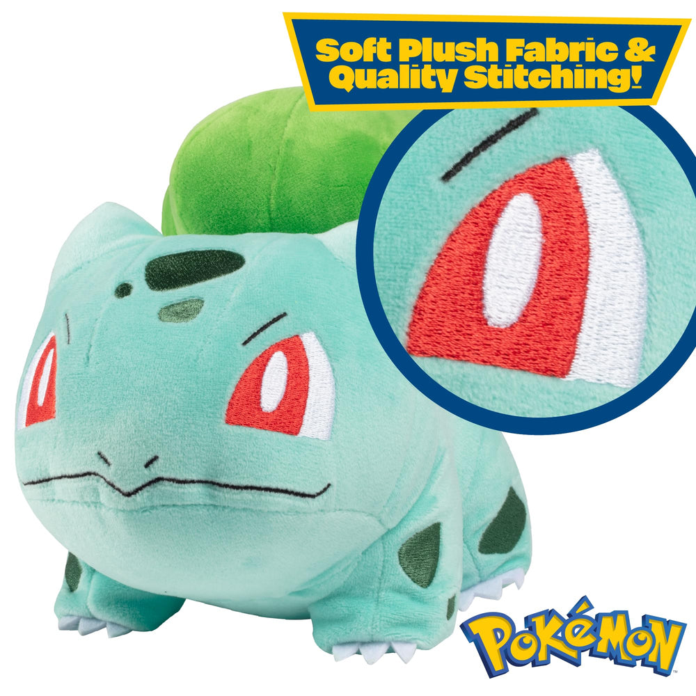 8-inch Pokemon plush size ideal for bedtime stories and desk displays.