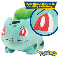 8-inch Pokemon plush size ideal for bedtime stories and desk displays.