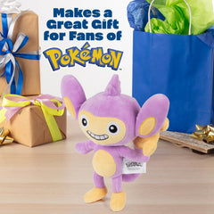 Pokémon Aipom Plush gift-ready packaging for stocking stuffers
