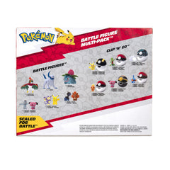 Pokémon Battle Figure 6 Pack officially licensed by Jazwares