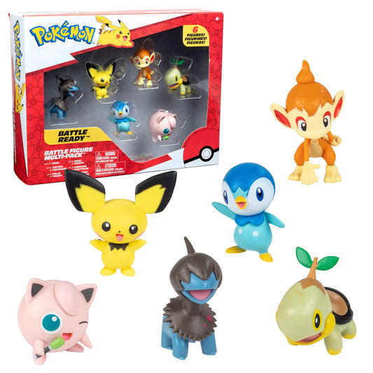 Pokémon Battle Figure Set Pichu—bright 2-inch figure ideal for imaginative play