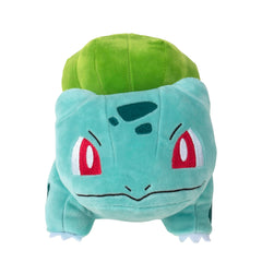 Pokemon Bulbasaur plush side profile for shelf display.