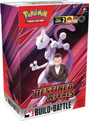 Pokémon Destined Rivals Build & Battle Box front shows bold art and ready-to-play excitement.