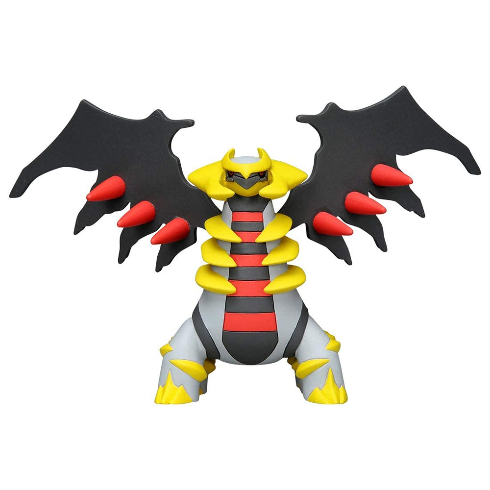 Pokémon Giratina Moncolle ML-23 figure, wings closeup, vivid sculpt for display.