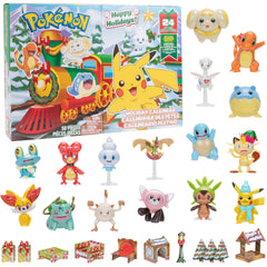 Pokemon Holiday Advent Calendar 24-piece figures for daily surprises and play.