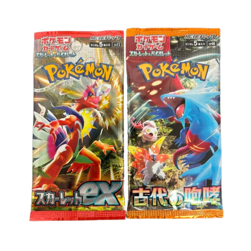 Pokémon booster-pack Japanese set mix, sealed, ideal for hobbyists seeking luck and surprise.