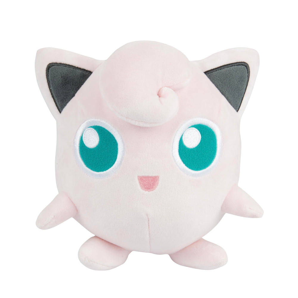 Pokémon Jigglypuff plush side view, portable playtime buddy