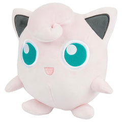 Pokémon Jigglypuff plush hugging pose, ideal for cozy moments