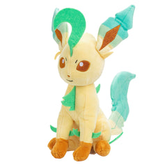 Pokemon Leafeon plush, authentic licensed merchandise for collectors.