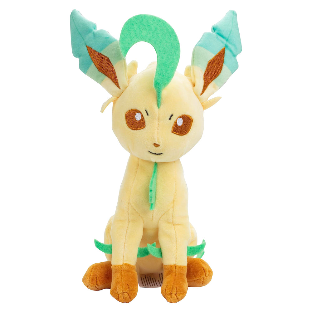 Officially licensed Leafeon plush with soft, inviting fur.
