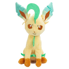 Officially licensed Leafeon plush with soft, inviting fur.