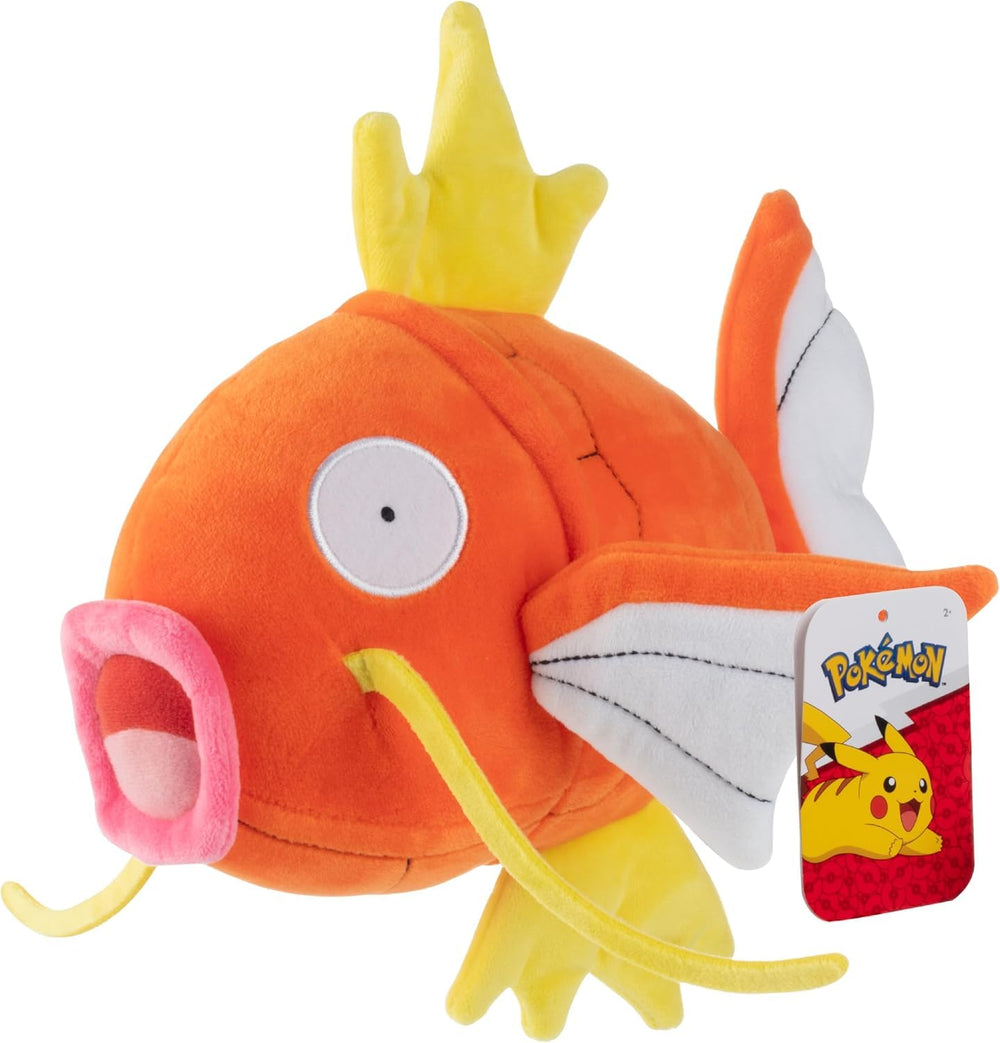 Pokémon Magikarp plush 8-inch front view, a cuddly companion for kids