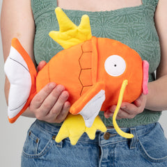 Pokémon Magikarp plush back view, a perfect stocking stuffer option
