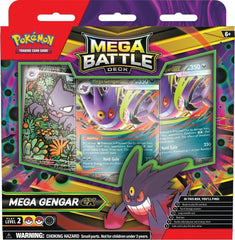Pokemon Mega Battle Deck with Mega Gengar EX for ready-to-play battles.