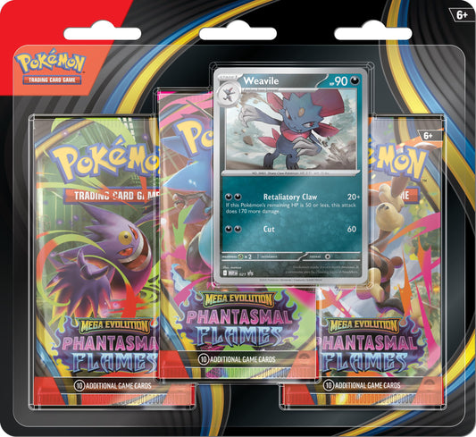 Pokémon Weavile foil promo card from Phantasmal Flames expands your collection and play options.