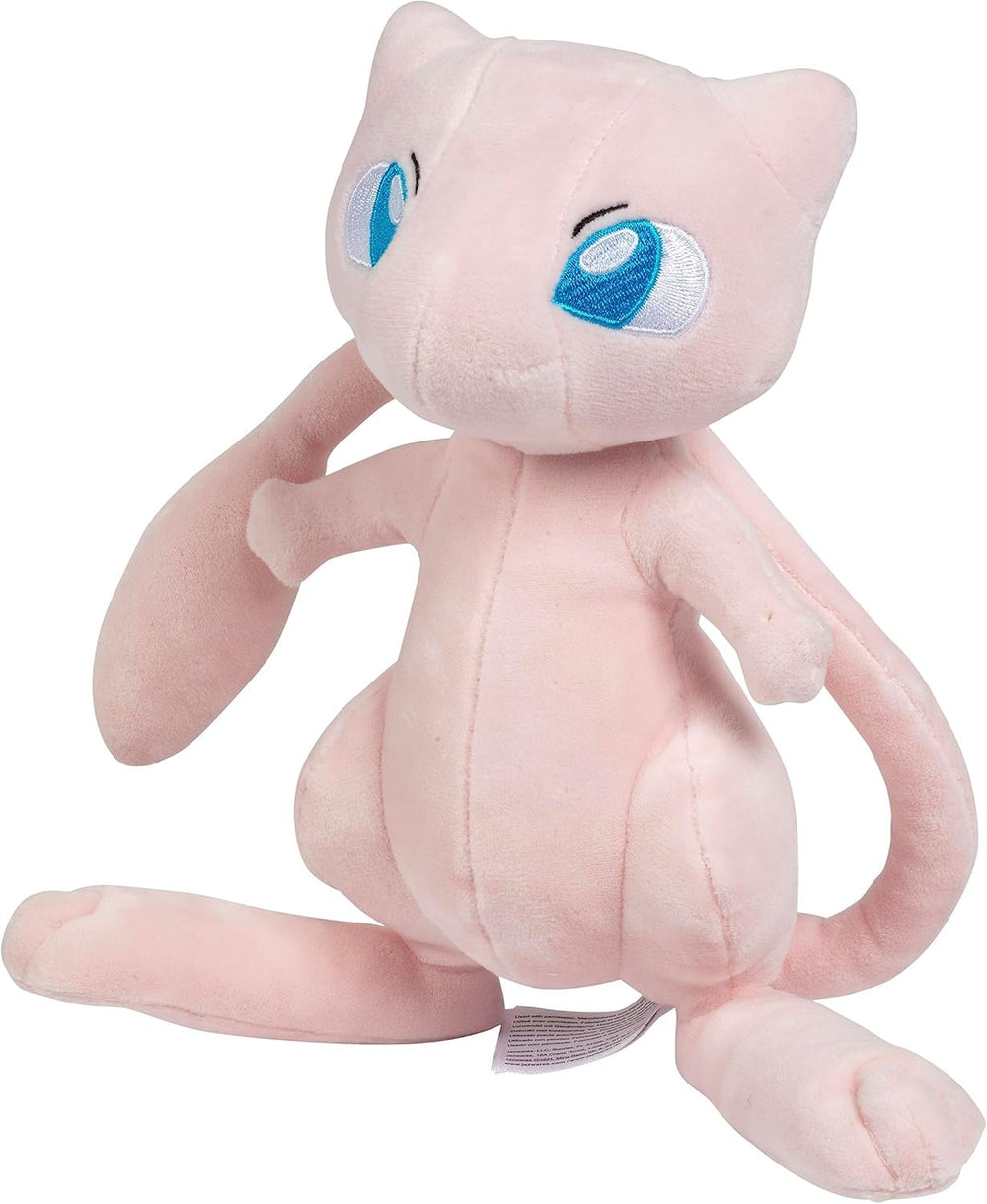 Pokemon Mew 8-inch plush close-up fur texture highlight