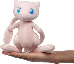 Pokemon Mew 8-inch plush tag detail, official licensed charm