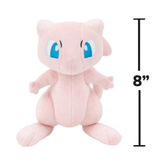 Pokémon Mew plush display-packaging ready for gifting or collection.