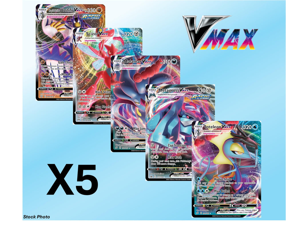 Pokémon mixed-vstar-vmax layout demonstrates strategic variety for display and trade