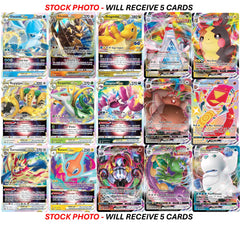 Pokémon non-duplicate five-card set enhances trading and showcase potential