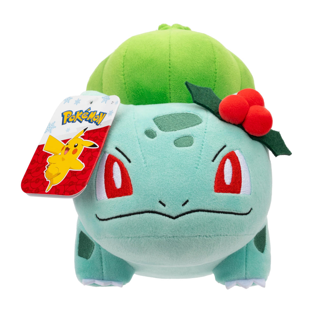 Officially licensed Pokémon Bulbasaur plush ideal as seasonal gift