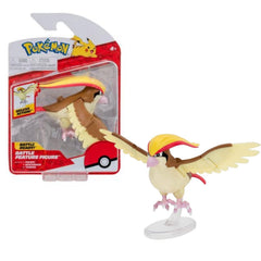 Pokemon Pidgeotto battle figure front pose showcases collectible quality for shelf display.
