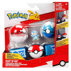 Pokémon Piplup 2-inch battle figure fits inside a ball for easy storage.