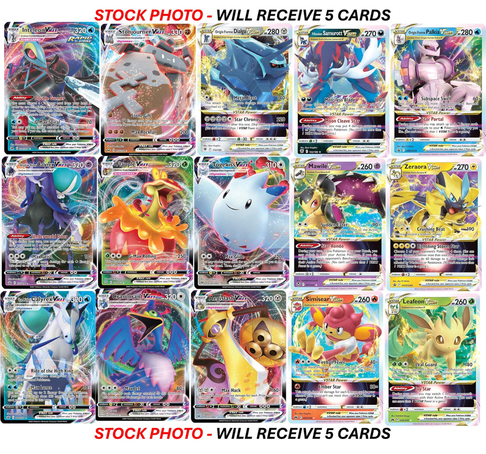 Pokémon premium card stock provides durability and a premium feel for collectors
