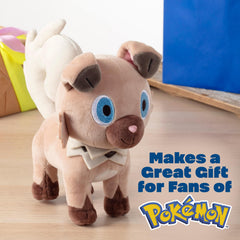 Pokemon Rockruff plush supports imaginative play and collection