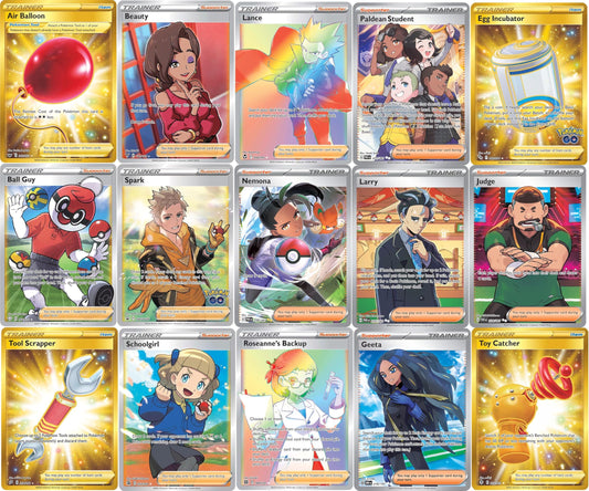 Pokémon Secret Rare trainer card boosts your collection with premium rarity.