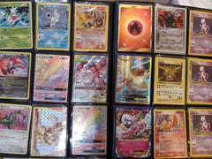 Pokemon sleeves protecting holo foil cards during handling